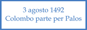 3 agosto 1492